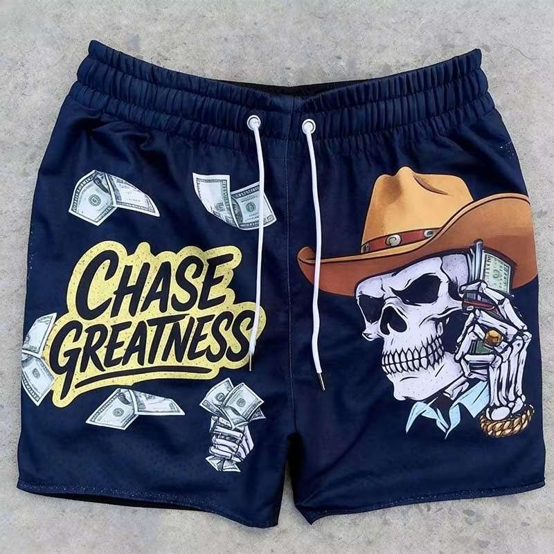 Wholesale Streetwear Nylon cotton Digital Printed Shorts supplier