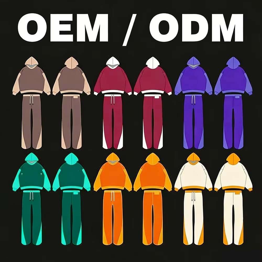 custom Wholesale Men Sweatsuit 2 Piece Jogger Set Tracksuits supplier